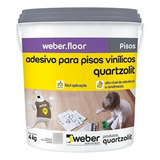 Adesivo Para Pisos Vinilico Branco 4 Kg Quartzolit