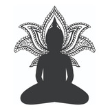 Adesivo Parede Decorativo Buda Budismo Meditação