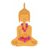 Adesivo Parede Decorativo Buda Budismo Yoga