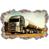 Adesivo Parede Decorativo Carreta Bi Trem Tanque Volkswagen