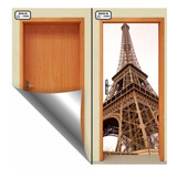 Adesivo Parede Porta Torre Eifel Paris França Oportunidade 