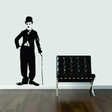 Adesivo Parede Quarto Filme Frase Famoso Charlie Chaplin