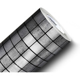 Adesivo Pastilha Decorativa Box De Banheiro Estilo Inox 10m