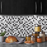 Adesivo Pastilha Decorativa Cozinha Banheiro 16 Pçs 15x15 Cm