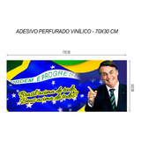 Adesivo Perfurado Bolsonaro 2022 Vidro Carro Envio Rápido