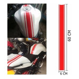Adesivo Personalizado Faixa Para Lama Tanque De Moto Tunning