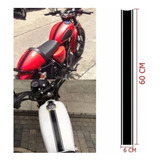 Adesivo Personalizado Faixa Para Lama Tanque De Moto Tunning