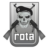 Adesivo Policia Militar São Paulo Rota I I 7x7 Externo
