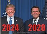 Adesivo Político Trump Desantis 2024 Desantis 2028 4 5 X 15 2 Cm Adesivo à Prova D água Para Carro Caminhões Para Choques Janela Jet Ski Laptop Capacete Feito Nos EUA Por Americanos Para
