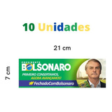 Adesivo Presidente Bolsonaro Bolsomito Mito 10 Undades