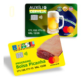 Adesivo Proteção Para Cartão Bolsa Picanha auxílio Cerveja
