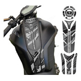 Adesivo Protetor 3d Tankpad Faixa Bocal M48 Moto Mt 07