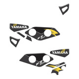 Adesivo Protetor Fazer 250 Pedaleira Relevo 3 D Material 3 M