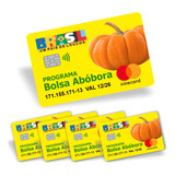 Adesivo Protetor Para Cartão Com Chip Bolsa Abóbora Kit 5uni
