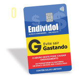Adesivo Protetor Para Cartão Com Chip Endividol Card 1uni