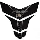 Adesivo Protetor Tanque Moto Resinado Yamaha R3 21 22 23 24 Preto Prata 