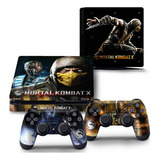 Adesivo Ps4 Playstation 4 Slim Mortal Kombat X 10 Skin