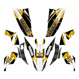 Adesivo Quadriciclo Yamaha Raptor 350 Rockstar Fosco Textur