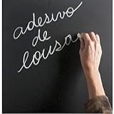 Adesivo Quadro Negro Lousa Giz Branco E Colorido 2m X 45cm
