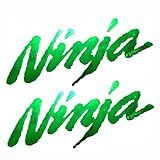Adesivo Refletivo De Carenagem De Para Choque De Tanque De Gasolina Para Motocicleta Decalque A Laser Compatível Com Kawasaki Ninja 300 400 650 1000 ZX6R ZX10R ZX14R ZX10R ZX9R ZX7R 250 500 900 H2