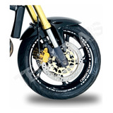 Adesivo Refletivo De Rodas Friso Moto Honda Cb 600f Hornet