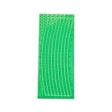 Adesivo Refletivo Para Aro De Mountain Bike -verde-