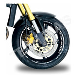 Adesivo Refletivo Roda Friso Motocicleta Honda