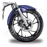 Adesivo Refletivo Roda Frisos Moto Honda