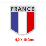 Adesivo Resinado Citroen Bandeira France Ca7037