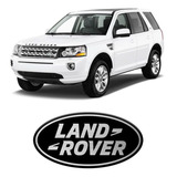 Adesivo Resinado Emblema Automotivo Land Rover Black