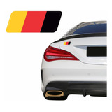 Adesivo Resinado Emblema Volkswagen Bandeira Alemanha Mod 01