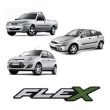 Adesivo Resinado Flex Ford Fiesta Courier