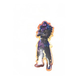 Adesivo Resinado Fortnite Skin Raven 9x4 Cm