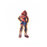Adesivo Resinado Fortnite Skin Valor 9x4 Cm