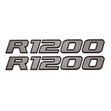 Adesivo Resinado Paralama Dianteiro Moto Bmw R1200 Gs Cinza