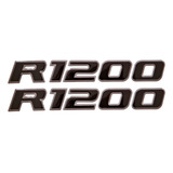 Adesivo Resinado Paralama Dianteiro Moto Bmw R1200 Gs Preto