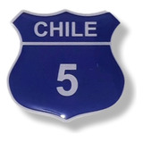 Adesivo Resinado Rotas Chile 5 Viagens De Moto 