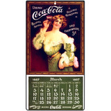 Adesivo Retrô Calendario Coca Cola 1907
