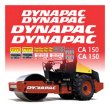 Adesivo Rolo Compactador Dynapac Ca150 Ca 150 Completo Mk