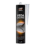 Adesivo Selador Veda Calhas Metal Cartucho 270g Orbi Qumica