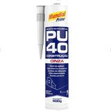 Adesivo Selante Construção Pu40 400g Cinza Mundial Prime