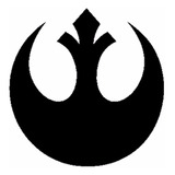 Adesivo Simbolo Aliança Star Wars Notebook