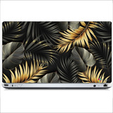 Adesivo Skin Decorativo Protetor Para Notebook Folhas Luxo