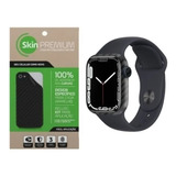 Adesivo Skin Fibra Carbono Para Apple Watch Série 7 41mm