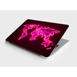 Adesivo Skin Notebook Mapa Mundo 04 Viagem Cartografia