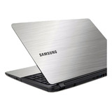 Adesivo Skin Notebook Samsung Book X30 Np550xcj tampa logo
