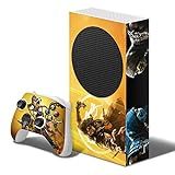 Adesivo Skin Xbox Series S E Dois Controles Mortal Kombat B1