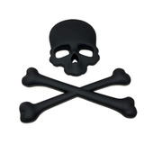 Adesivo Skull 3d Caveira Emblema Carro Moto Harley 883 Iron
