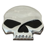 Adesivo Skull Caveira 3d Emblema Carro