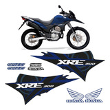 Adesivo Sportinox Xre 300 2012 genérico N a Kit Adesivos Emblemas Completo Faixas Laterais E Frontal 3 Cores Pacote De 8 Unidades